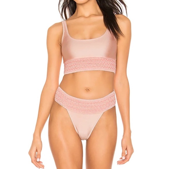 NWT Tularosa Shay Bikini Set Large Light Pink - Picture 1 of 3